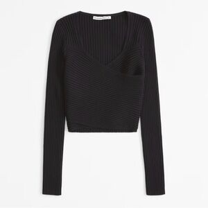 Abercrombie & Fitch Black Knit Top